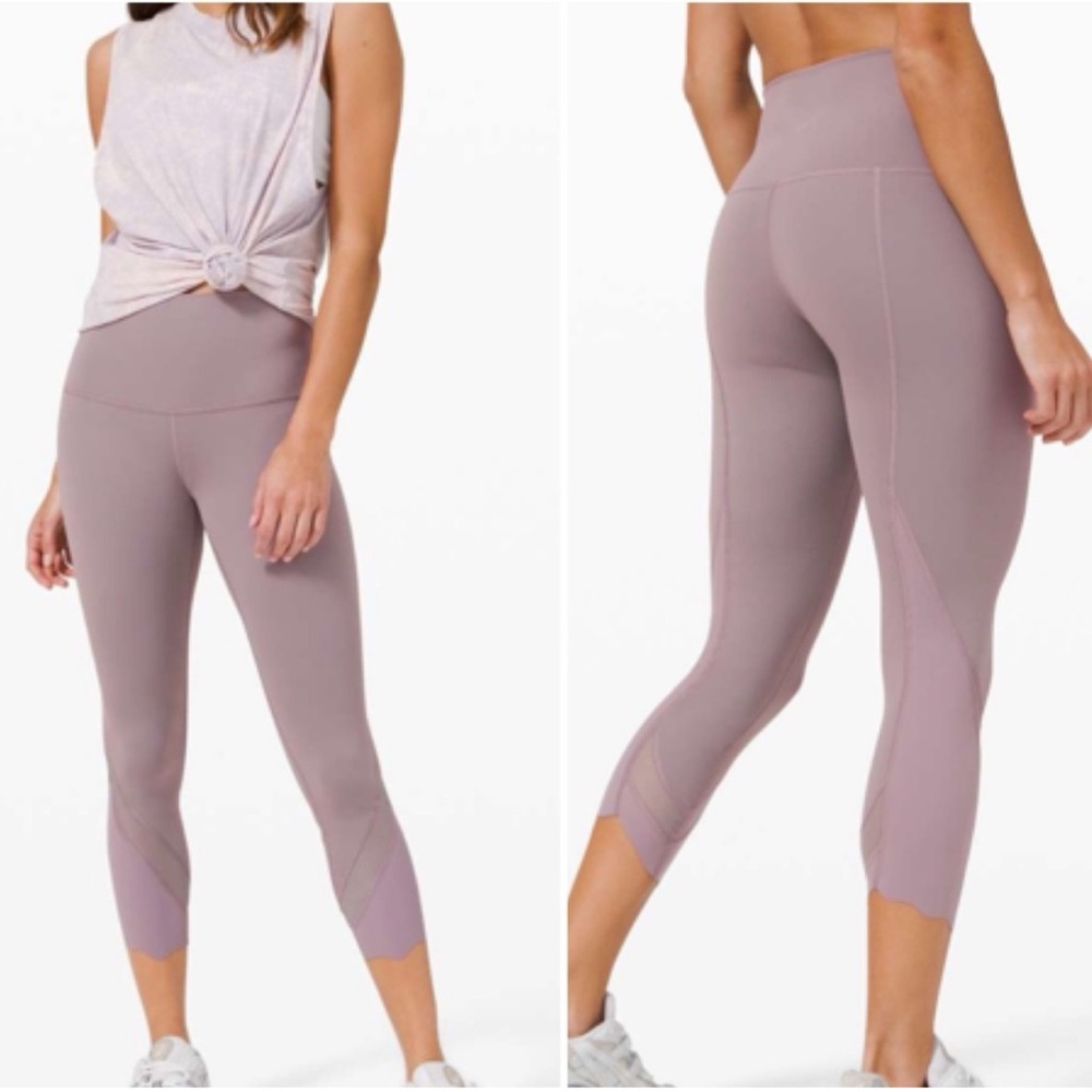 Lululemon Athletica Lavender High-Rise Leggings